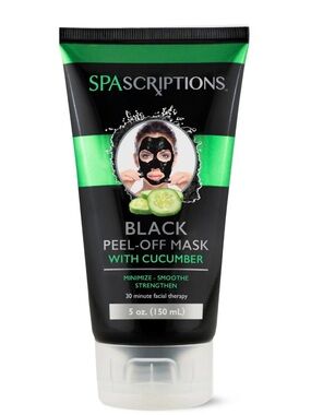 SpaScriptions Black Peel-Off Mask with Cucumber lot of 2
